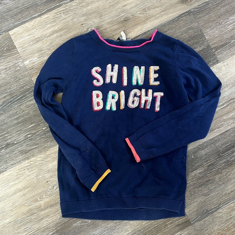 Navy Cotton Sweater